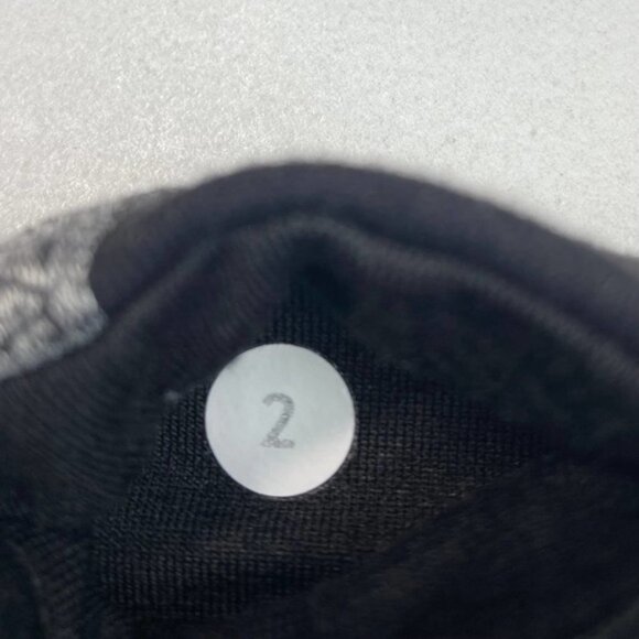 LULULEMON Tadasana Slit Crop Sz 2 Heathered  Black Gray - Picture 7 of 7